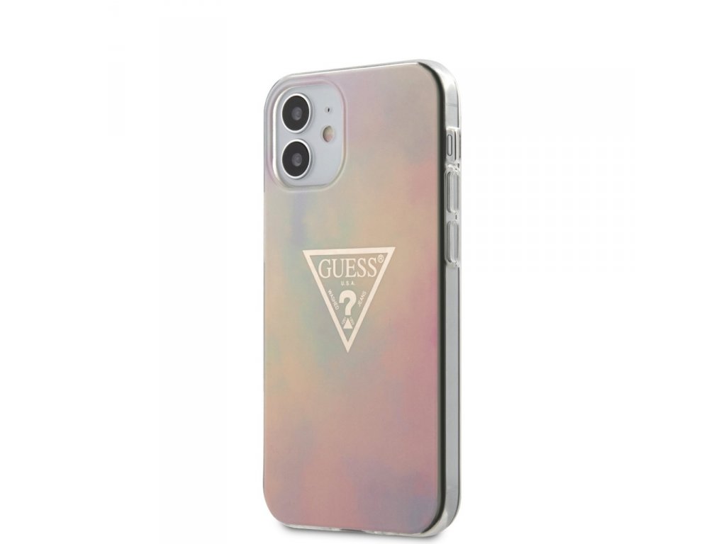 PC/TPU T&D Gold Triangle 01 Zadní Kryt pro iPhone 12 mini Pink