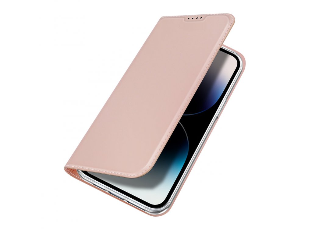 Peněženka Dux Ducis Skin Pro pro iPhone 15 Pro – růžová