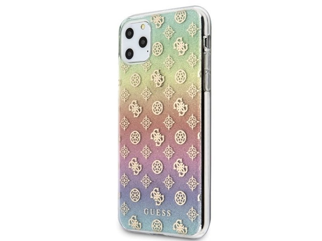 Pevné pouzdro na iPhone 11 Pro Max vícebarevné - Iridescent 4G Peony