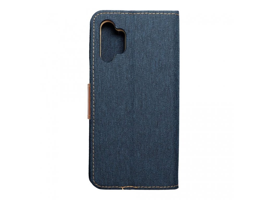 Plátěné pouzdro na knihu pro SAMSUNG A32 5G navy blue