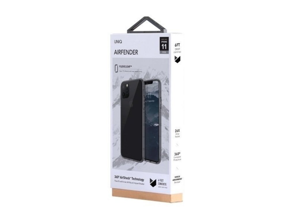 Pouzdro Air Fender iPhone 11 Pro šedé