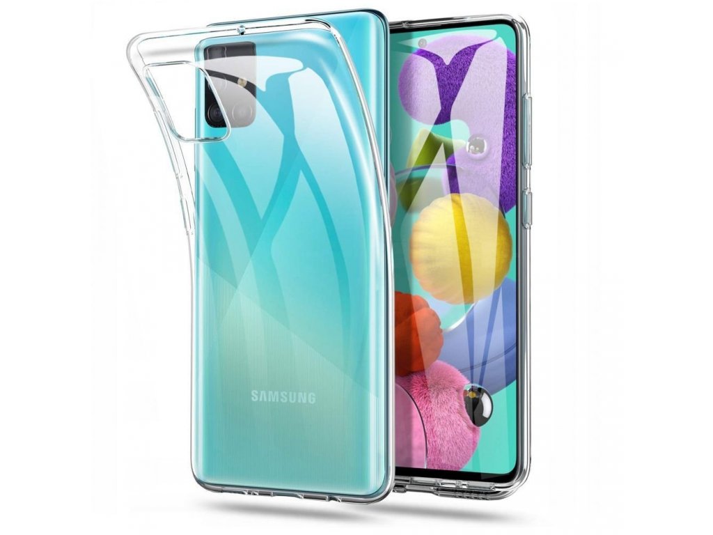 Pouzdro Back Case Ultra Slim 0,3mm Samsung Galaxy A71 průsvitné