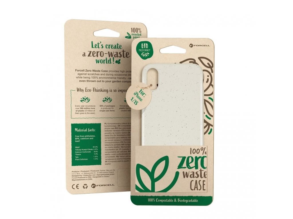 Pouzdro BIO Zero Waste Case iPhone 6 Plus / 6S Plus nature