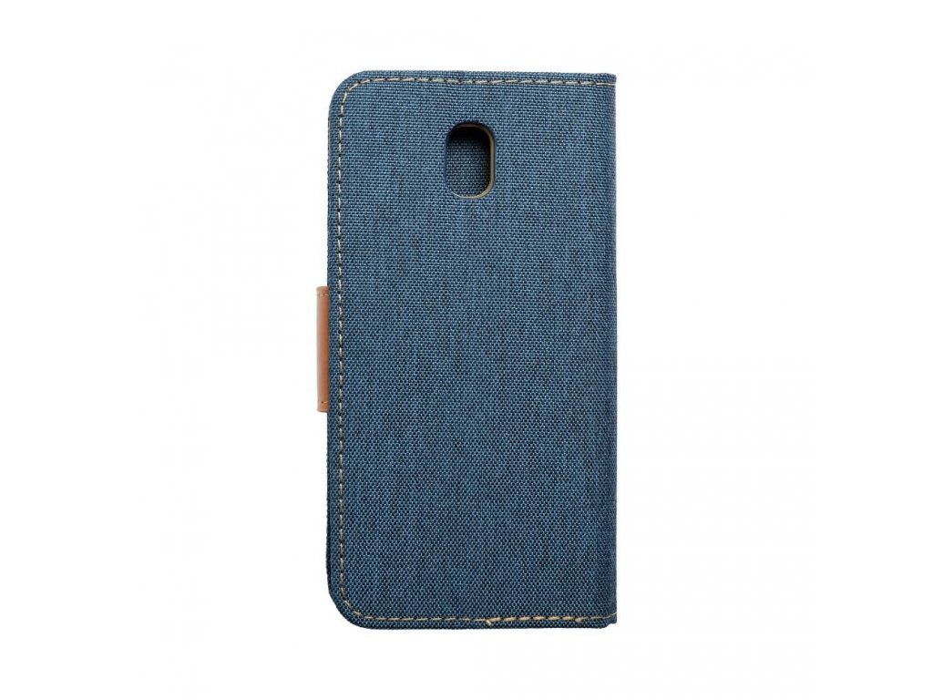 Pouzdro Canvas Book pro Samsung Galaxy J5 2017 navy blue