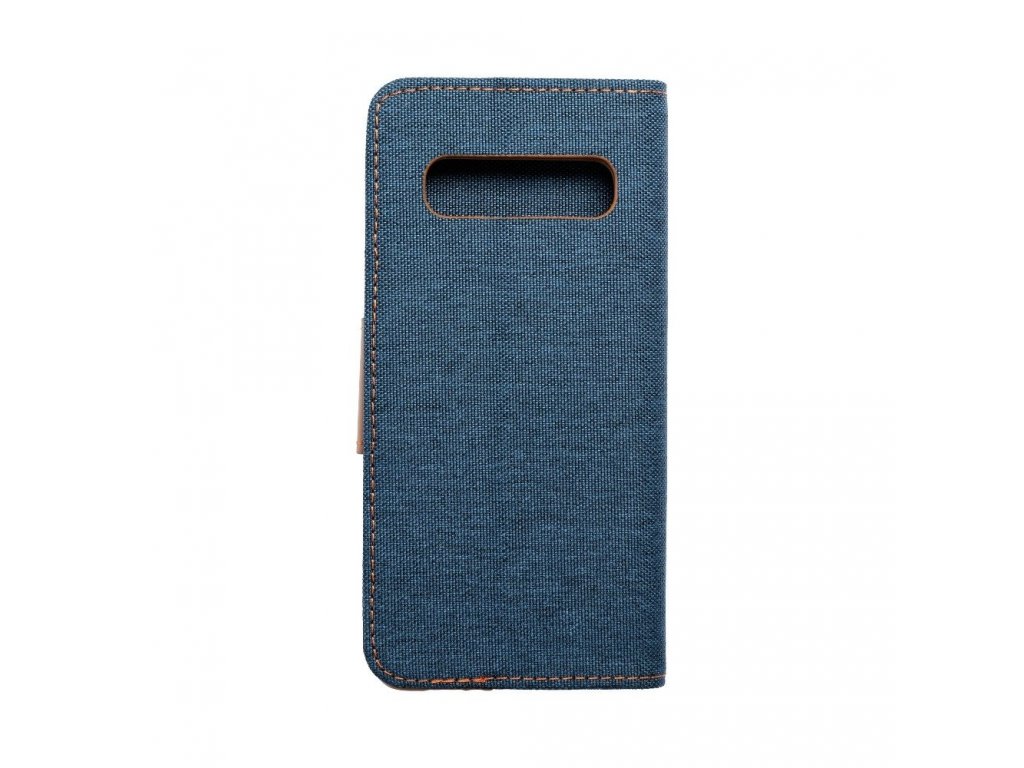 Pouzdro Canvas Book pro Samsung S10 navy blue