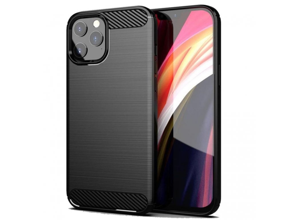 Pouzdro CARBON pro IPHONE 11 PRO MAX 2019 ( 6,5" ) černé