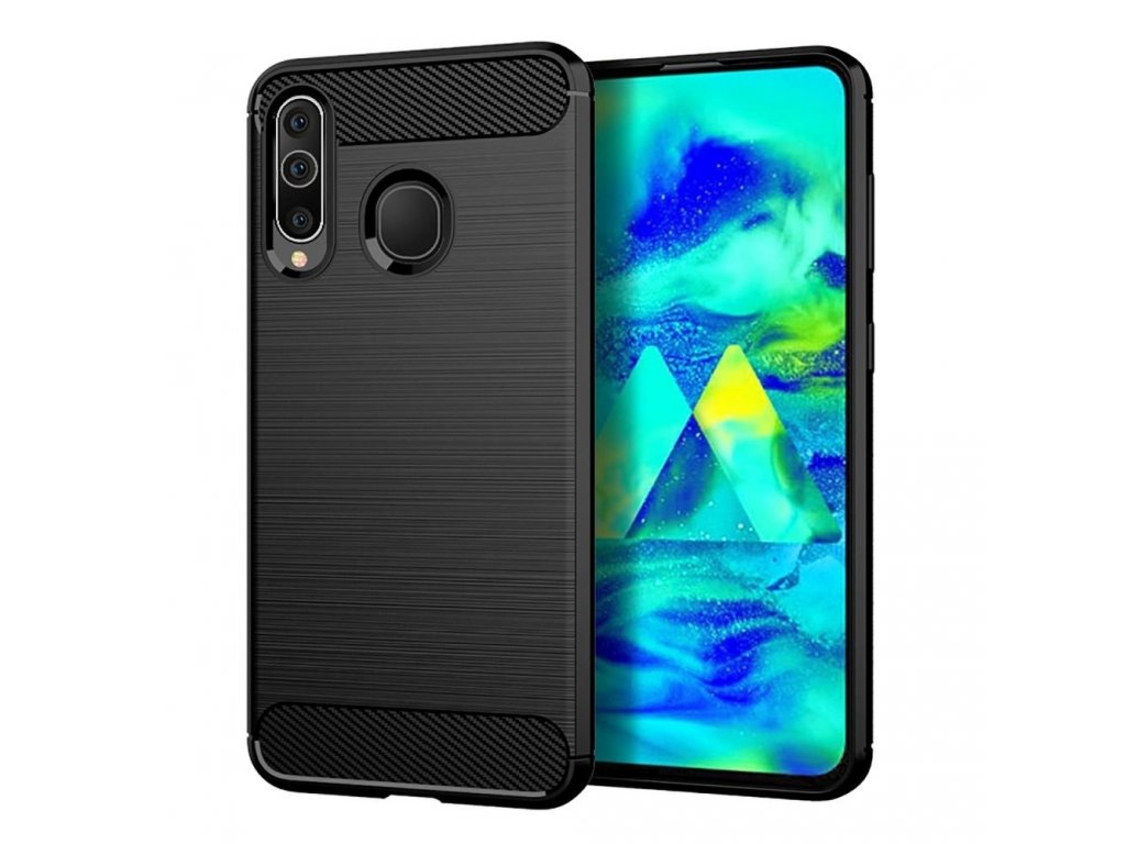 Pouzdro CARBON pro SAMSUNG Galaxy A20S černé