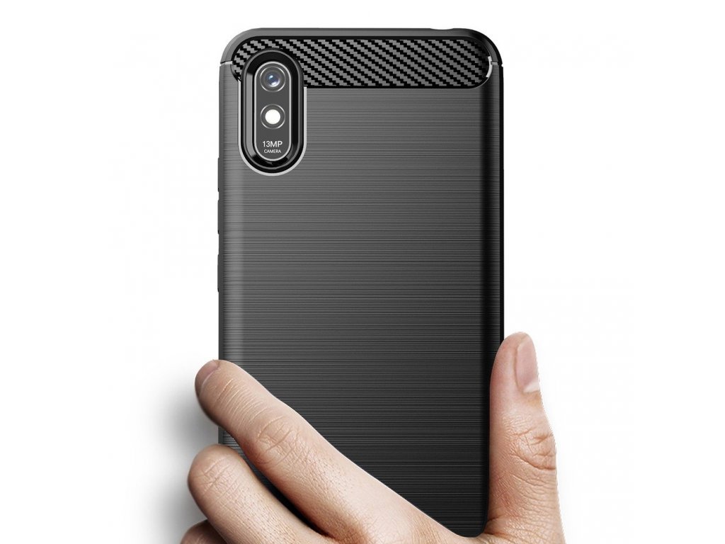 Pouzdro CARBON pro XIAOMI Redmi 7A černé