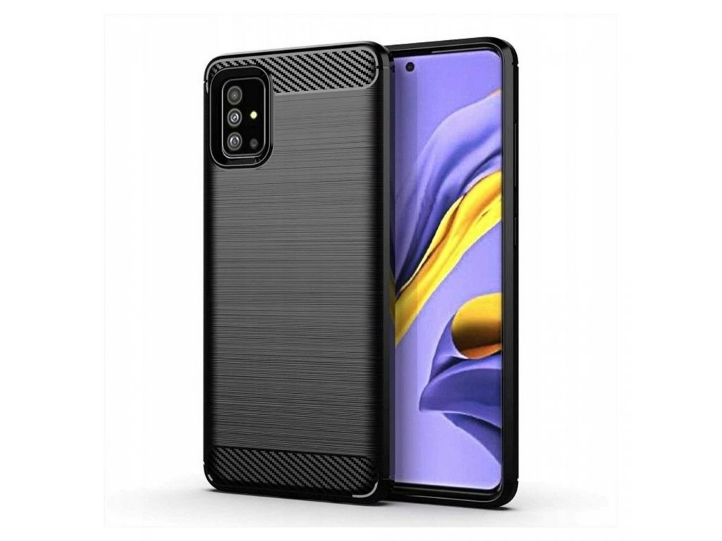 Pouzdro Carbon Samsung Galaxy A71 5G černé