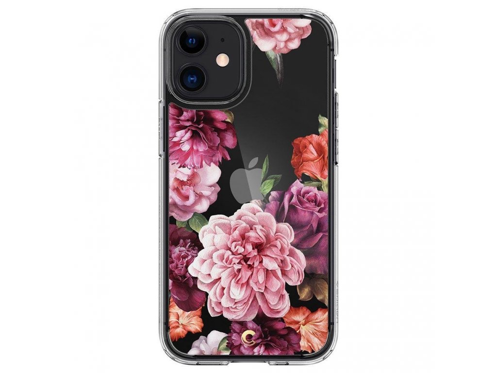 Pouzdro Cyrill Cecile iPhone 12 Mini růžové květiny