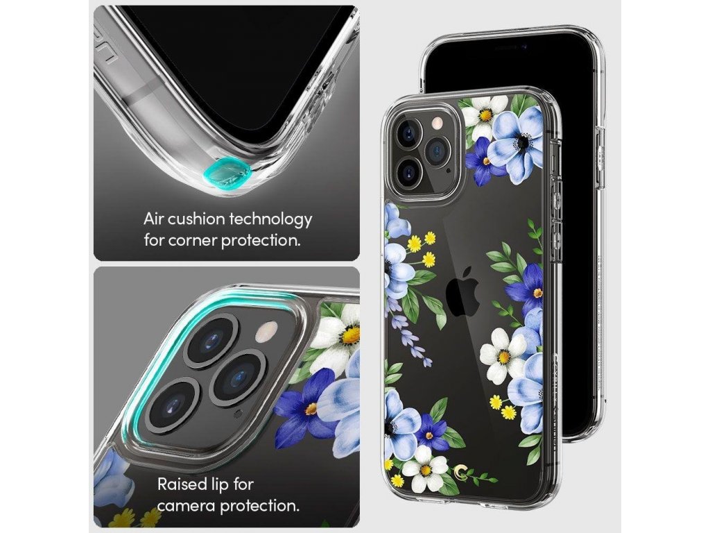 Pouzdro Cyrill Cecile iPhone 12 Pro / iPhone 12 Midnight Bloom