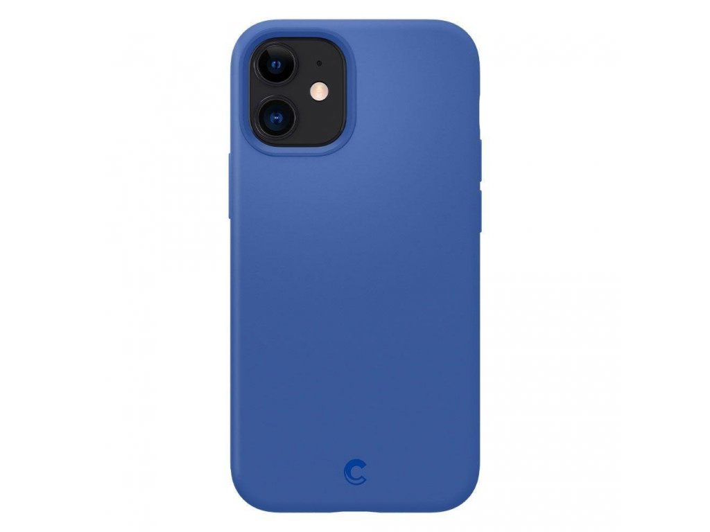 Pouzdro Cyrill Silicone iPhone 12 Mini modré