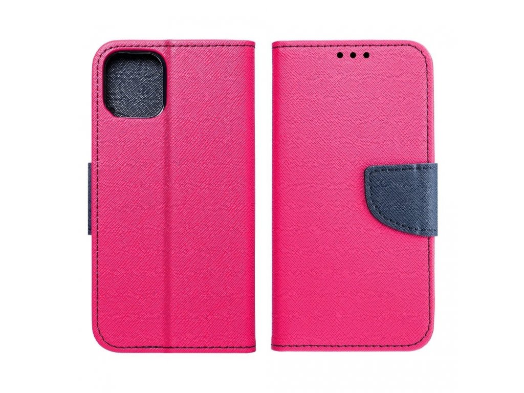 Pouzdro Fancy Book iPhone 5 / 5S / SE růžové/tmavě modré