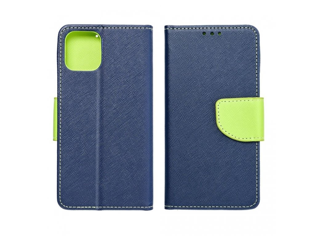 Pouzdro Fancy Book pro NOKIA 230 - navy blue / lime