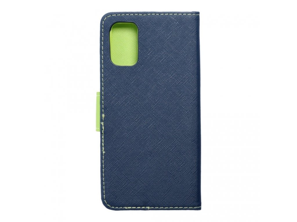 Pouzdro Fancy Book pro SAMSUNG A02S navy/lime