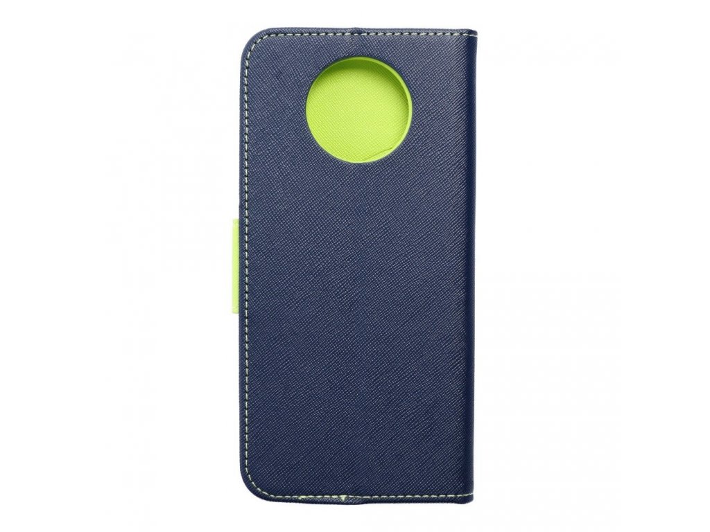 Pouzdro Fancy Book pro Xiaomi REDMI Note 9T 5G navy blue / lime