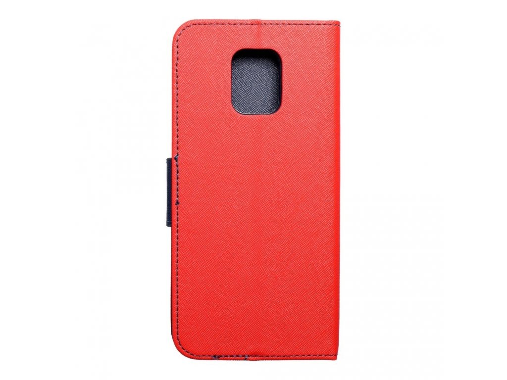 Pouzdro Fancy Book Xiaomi Note 9 Pro Max červené/tmavě modré