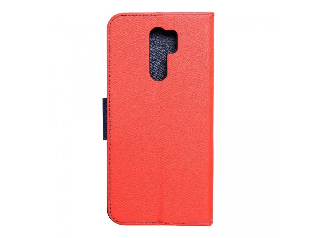 Pouzdro Fancy Book Xiaomi Redmi 9 červené/tmavě modré