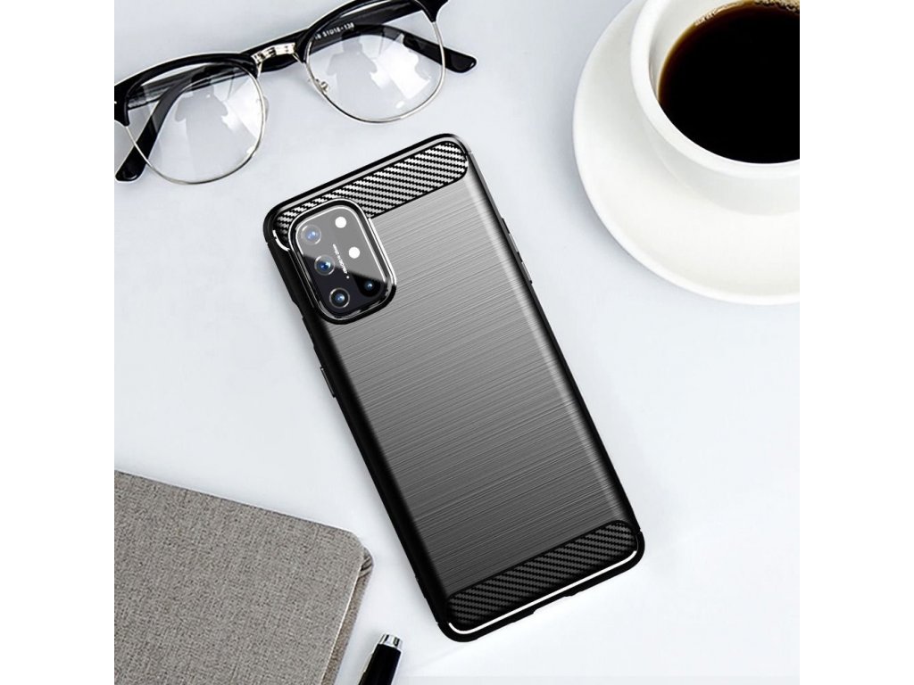 Pouzdro Forcell CARBON pro OPPO A52 2020 černé