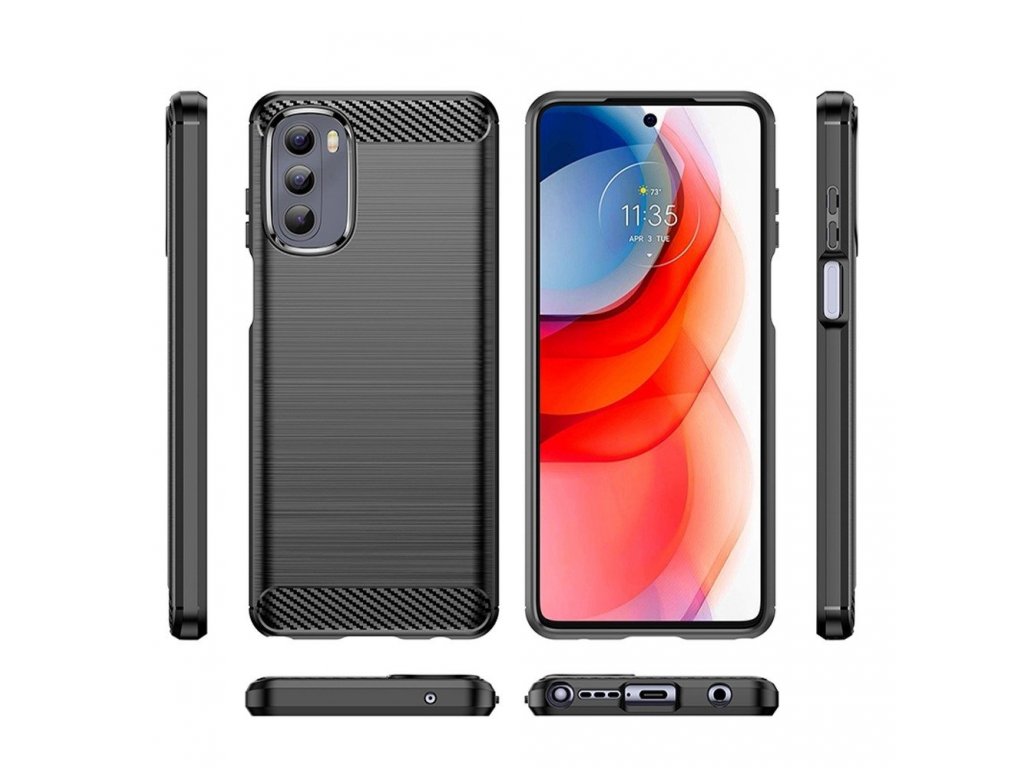 Pouzdro Forcell CARBON pro SAMSUNG Galaxy A03s černé