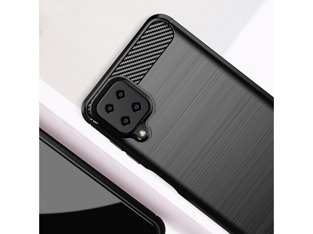 Pouzdro Forcell CARBON pro SAMSUNG Galaxy A12 černé