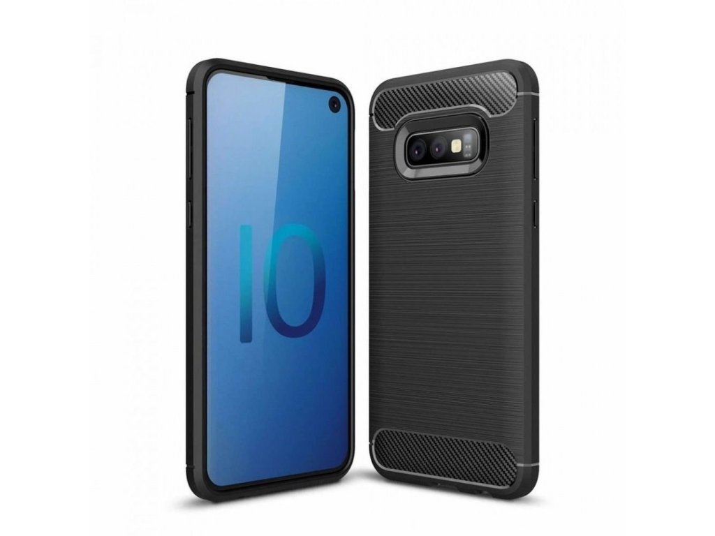 Pouzdro Forcell CARBON pro SAMSUNG Galaxy S10e černé