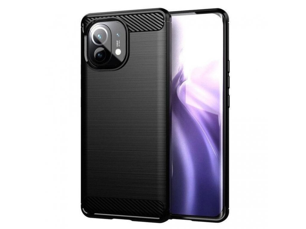 Pouzdro Forcell CARBON pro XIAOMI 11T / 11T PRO černé