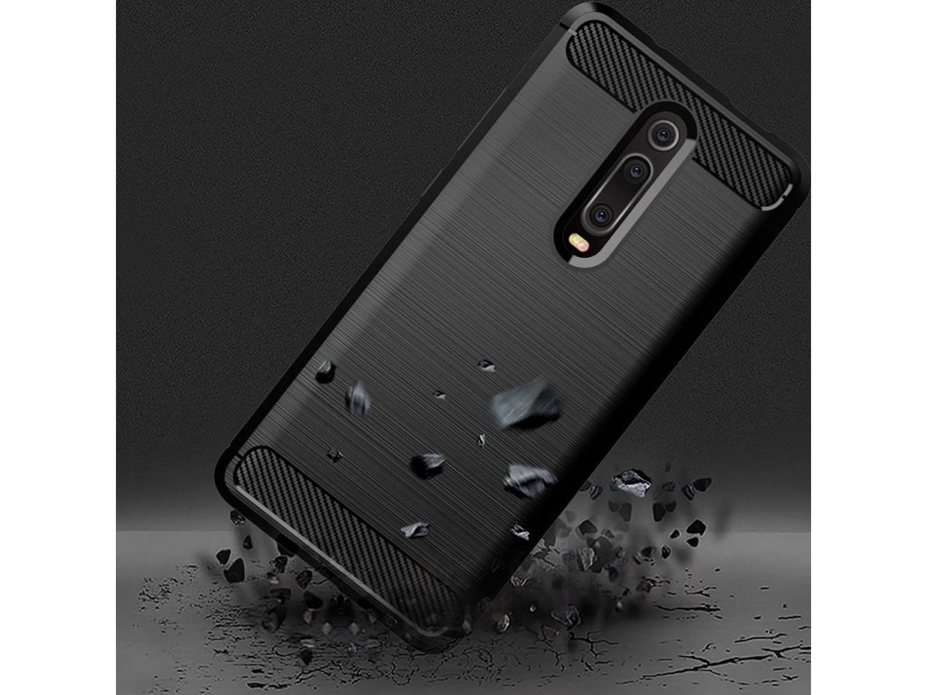 Pouzdro Forcell CARBON pro XIAOMI Redmi 9T / Poco M3 černé