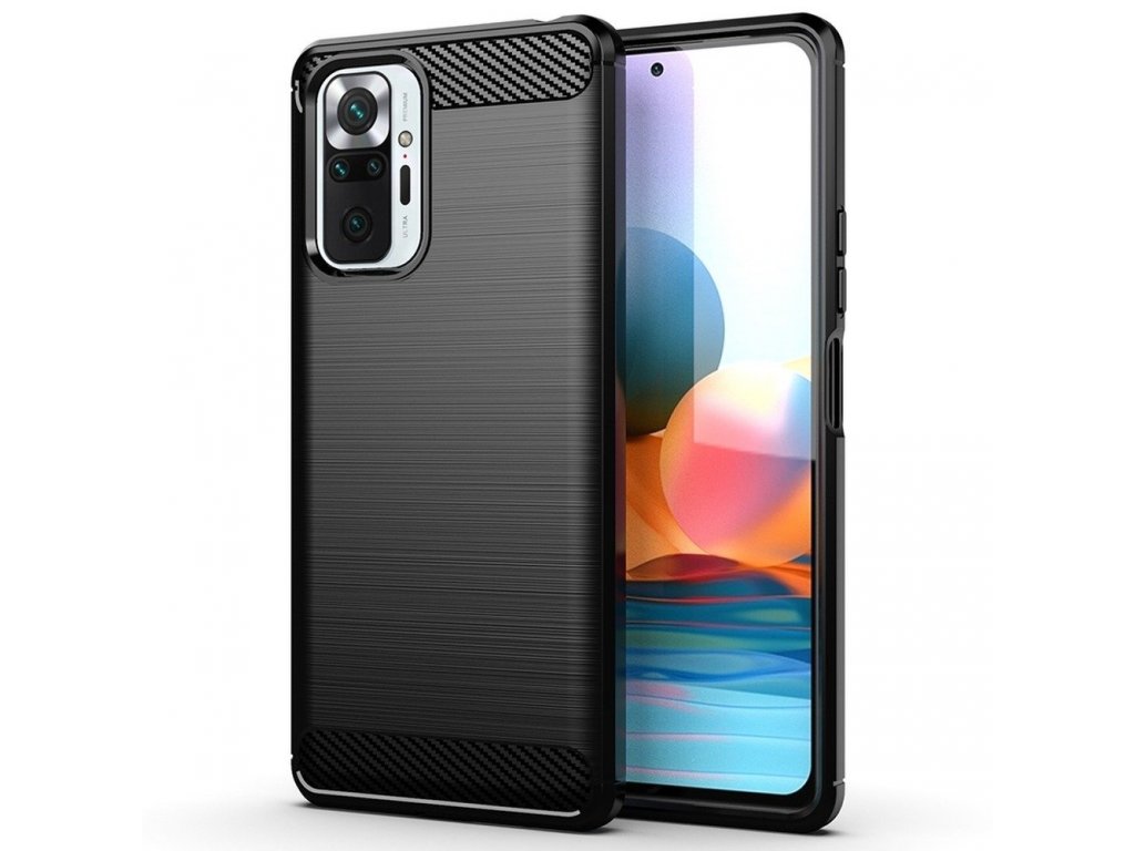 Pouzdro Forcell CARBON pro XIAOMI Redmi NOTE 10 PRO černé