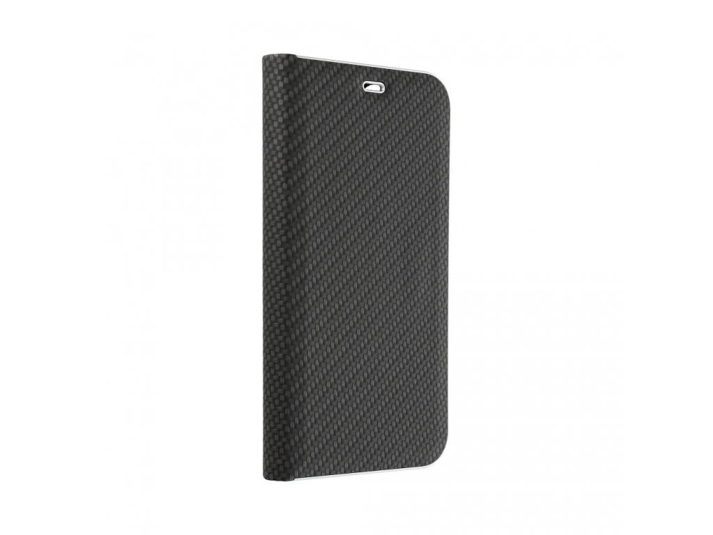 Pouzdro Forcell LUNA Book Carbon pro SAMSUNG Galaxy A52 5G / A52 LTE ( 4G ) / A52s 5G černé