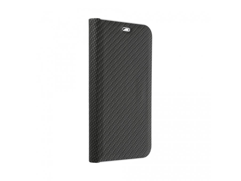 Pouzdro Forcell LUNA Book Carbon pro XIAOMI Redmi 10C černé