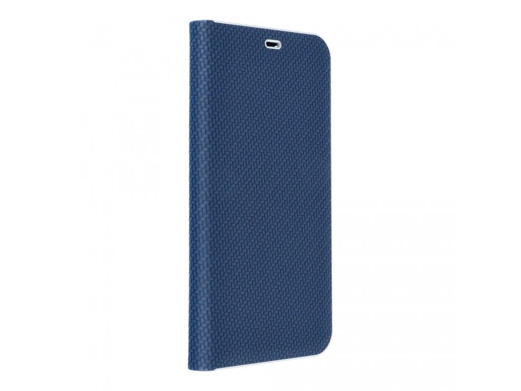 Pouzdro Forcell LUNA Book Carbon pro XIAOMI Redmi 10C modré