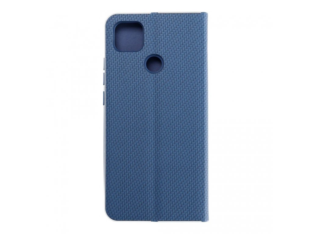 Pouzdro Forcell LUNA Book Carbon pro XIAOMI Redmi 9C / 9C NFC modré