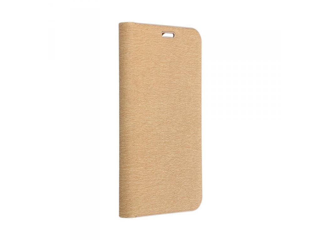 Pouzdro Forcell LUNA Book Gold pro XIAOMI Redmi 10C zlaté