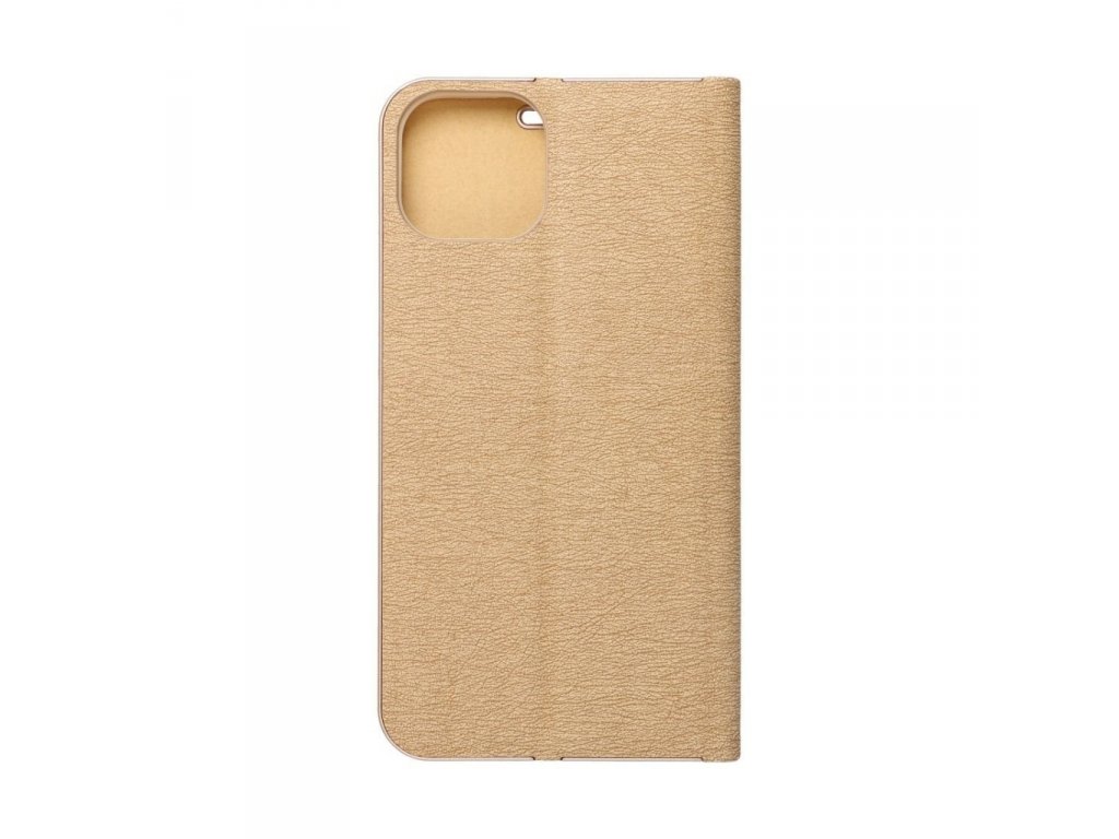 Pouzdro Forcell LUNA Book Gold pro XIAOMI Redmi 10C zlaté