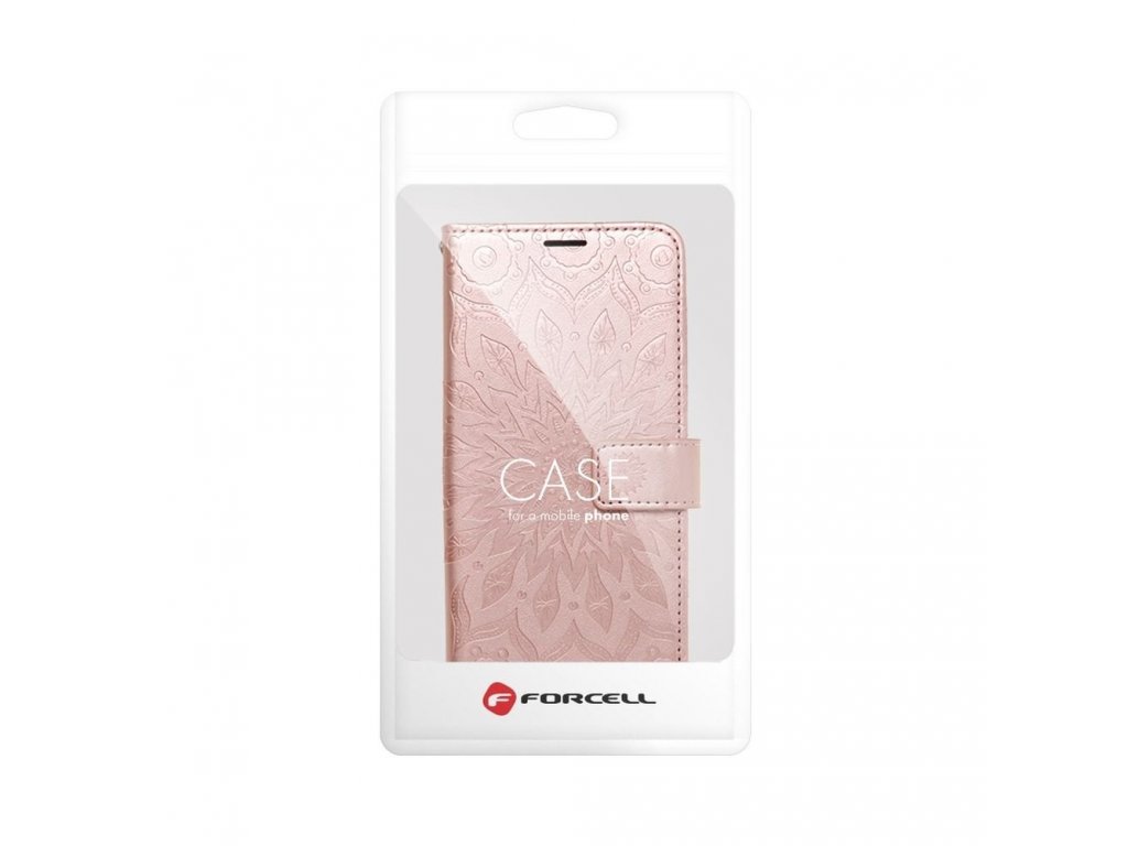 Pouzdro Forcell MEZZO Book pro SAMSUNG Galaxy A53 5G - mandala zlaté růžové