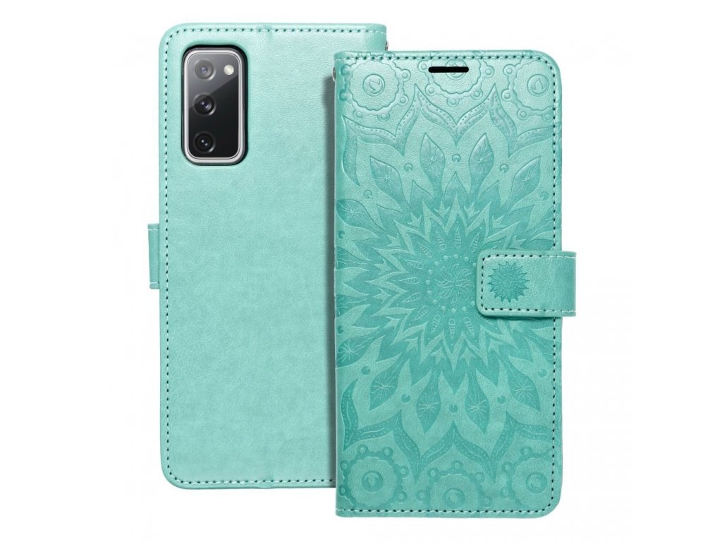 Pouzdro Forcell MEZZO Book pro SAMSUNG Galaxy S20 FE / S20 FE 5G mandala zelené