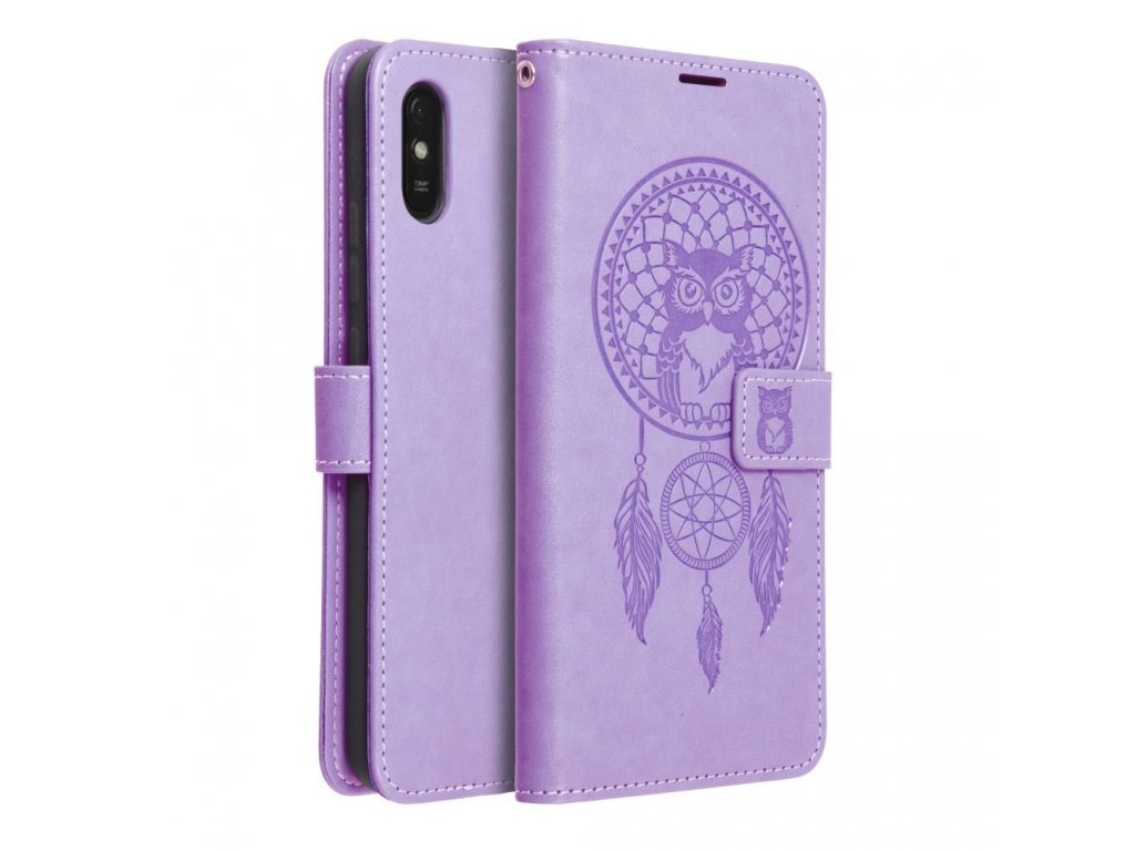 Pouzdro Forcell MEZZO Book pro XIAOMI Redmi 9AT / Redmi 9A dreamcatcher fialové