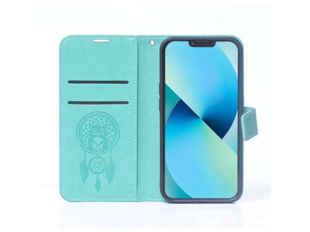 Pouzdro Forcell MEZZO Book pro XIAOMI Redmi 9C / 9C NFC dreamcatcher zelené