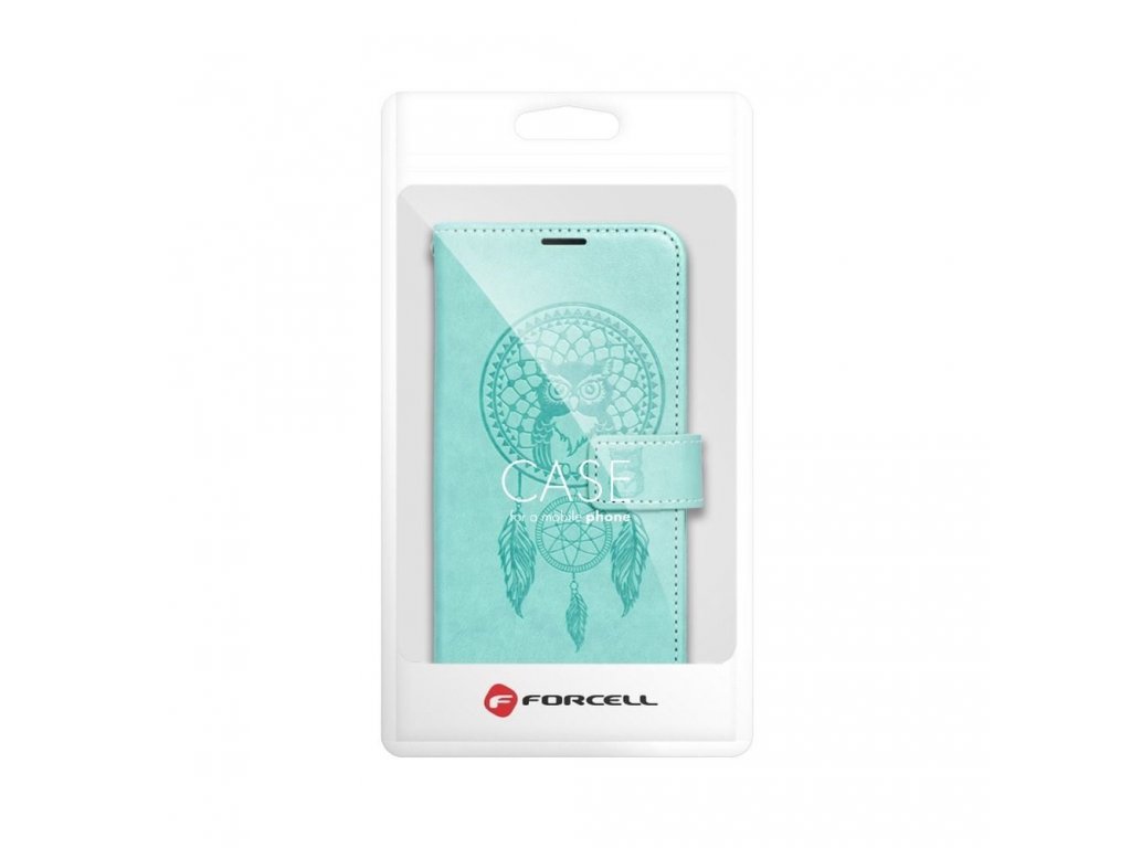 Pouzdro Forcell MEZZO Book pro XIAOMI Redmi 9C / 9C NFC dreamcatcher zelené