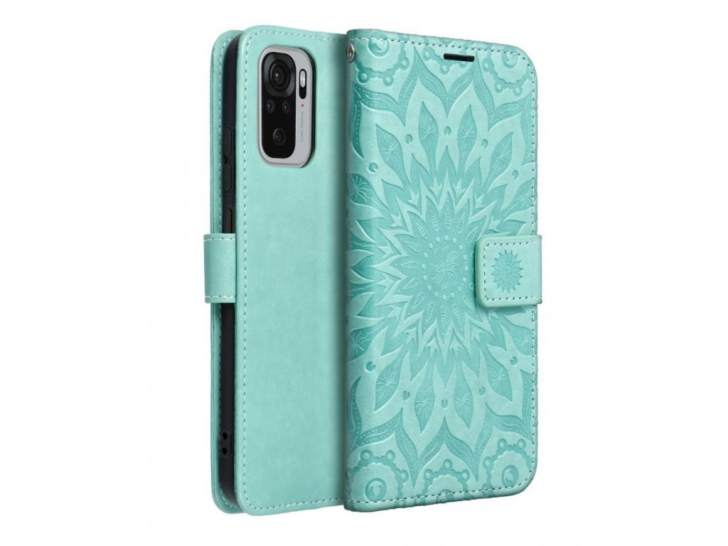 Pouzdro Forcell MEZZO Book pro XIAOMI Redmi 9C / 9C NFC mandala zelené