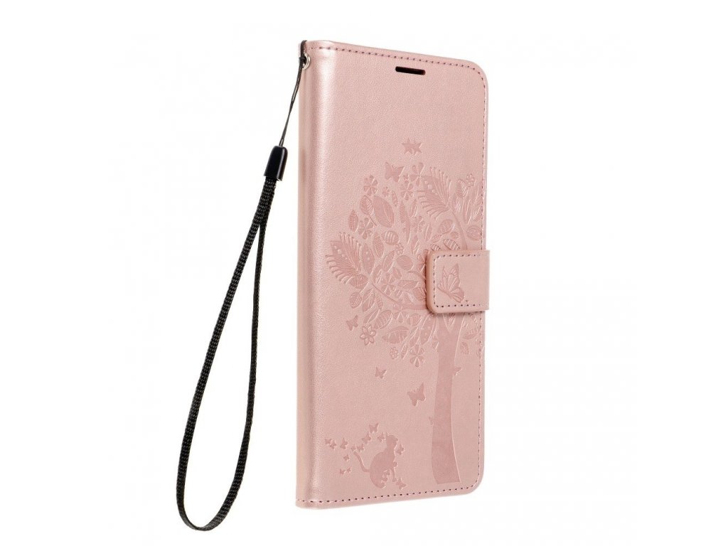 Pouzdro Forcell MEZZO Book pro XIAOMI Redmi NOTE 10 Pro tree rose gold