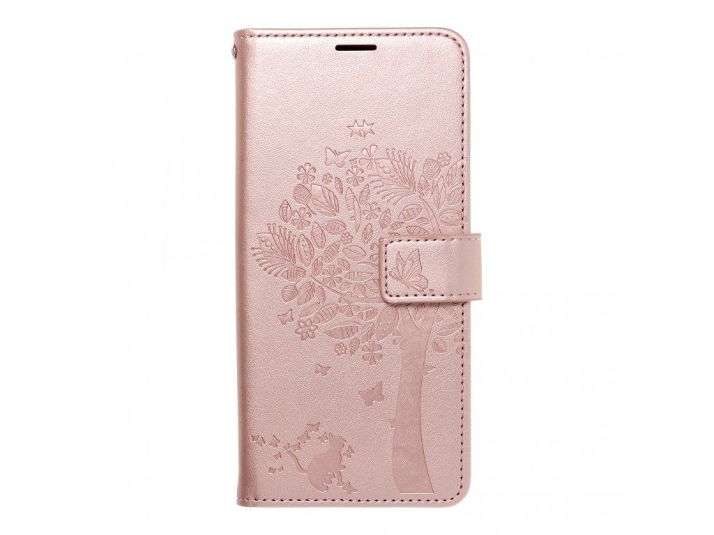 Pouzdro Forcell MEZZO Book pro XIAOMI Redmi NOTE 10 Pro tree rose gold