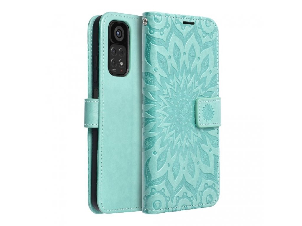 Pouzdro Forcell Mezzo pro Xiaomi Redmi Note 11 / 11S - zelená mandala