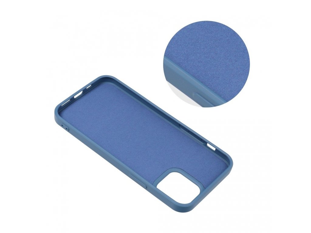 Pouzdro Forcell SILICONE LITE pro IPHONE 13 MINI modré