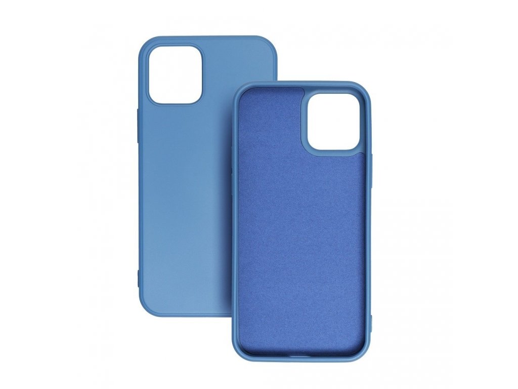 Pouzdro Forcell SILICONE LITE pro IPHONE 13 MINI modré