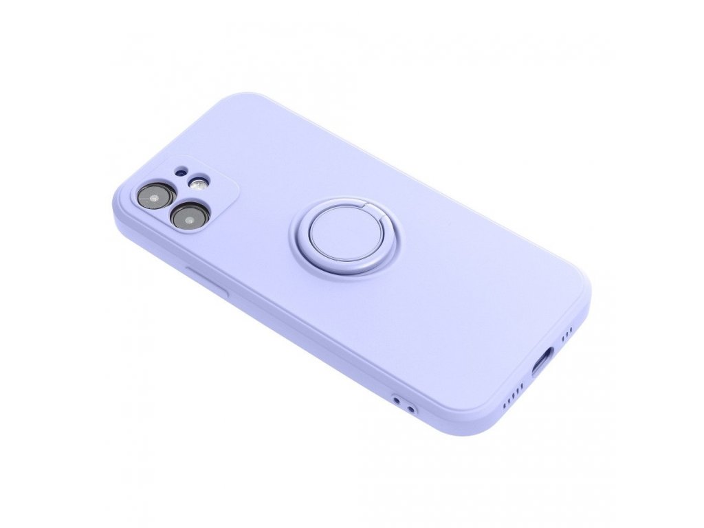 Pouzdro Forcell SILICONE RING pro SAMSUNG Galaxy A13 fialové