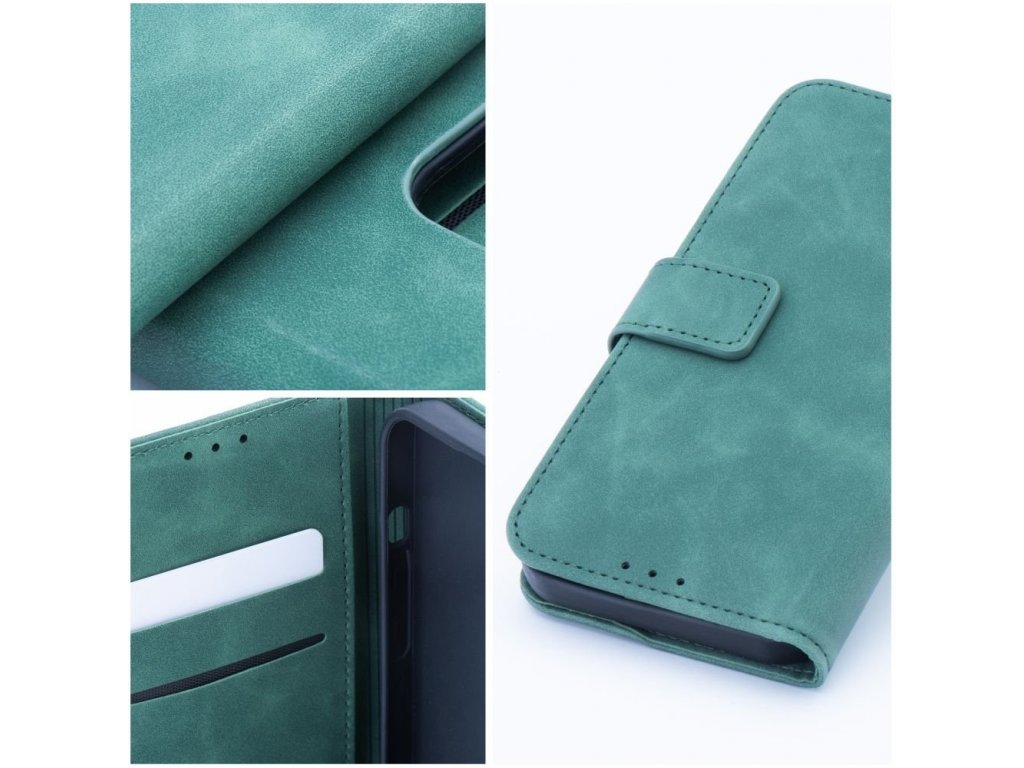 Pouzdro Forcell TENDER Book pro SAMSUNG Galaxy S22 Ultra green