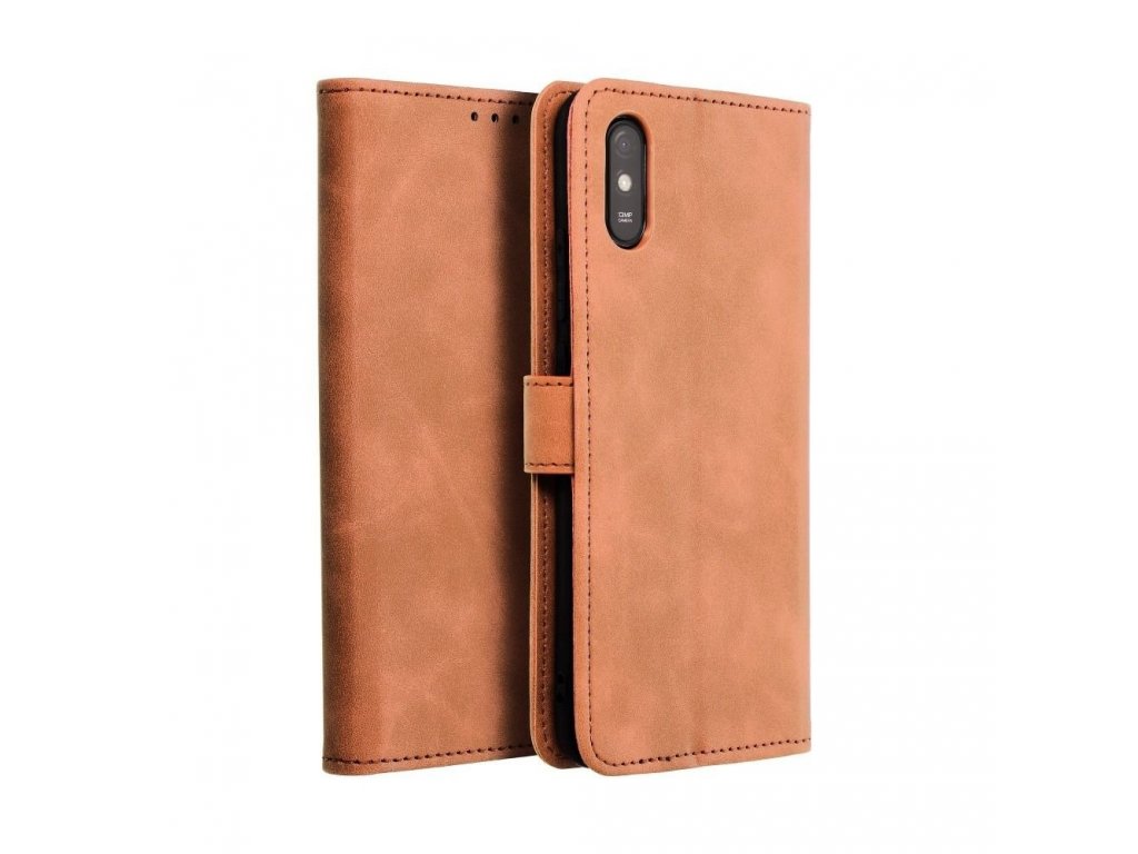 Pouzdro Forcell TENDER Book pro XIAOMI Redmi 9AT / Redmi 9A hnědé