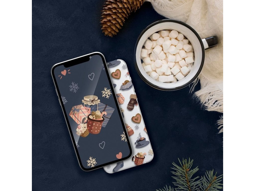 Pouzdro FORCELL WINTER 21 / 22 pro XIAOMI REDMI 9C teplý zimní večer